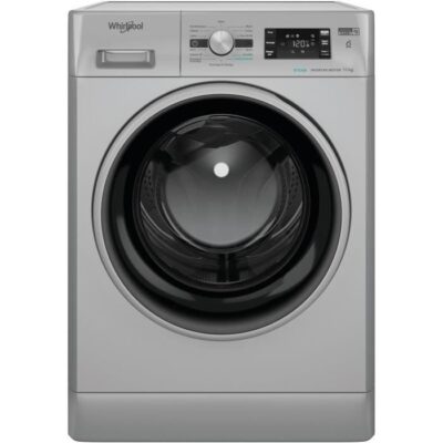 Lave-linge hublot WHIRLPOOL FFBP10489SBSVFR - 10 kg - Induction - L60cm - 1400 trs/min - Silver