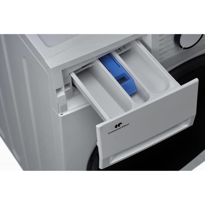 Lave-linge hublot CONTINENTAL EDISON CELL1214ISS -12kg - Largeur 60 cm - Classe A - 1400 trs/min - moteur induction - silver – Image 5