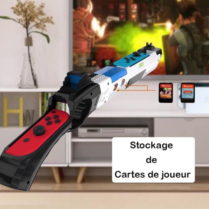 2 Packs Pistolet de Jeu de Tir Compatible avec Nintendo Switch, Manette de Pistolet Joy-Con, Switch Shooting Game Gun Joy-Con Contr – Image 3