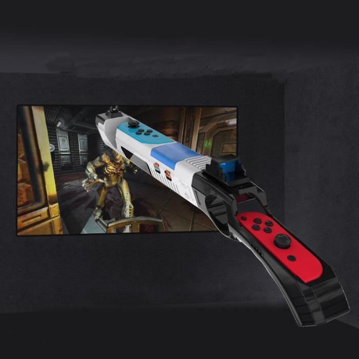 2 Packs Pistolet de Jeu de Tir Compatible avec Nintendo Switch, Manette de Pistolet Joy-Con, Switch Shooting Game Gun Joy-Con Contr – Image 4