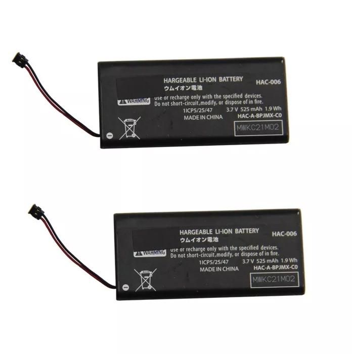 2 Batteries de Remplacement HAC-006 525mAh pour Manettes Joy-Con Nintendo Switch – Compatible HAC-015, HAC-016 – Straße Game® – Image 5