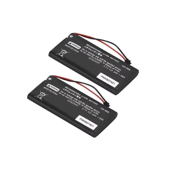 2 Batteries de Remplacement HAC-006 525mAh pour Manettes Joy-Con Nintendo Switch – Compatible HAC-015, HAC-016 – Straße Game®