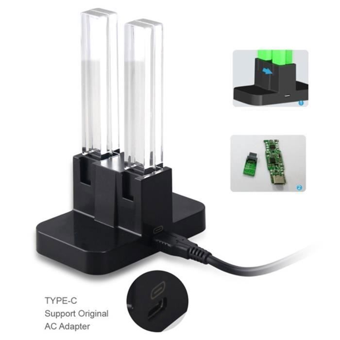 4 en 1 Chargeur compatible avec Manettes Joy-Con Nintendo Switch, Station de Charge avec Indicateur LED compatibel avec Nintendo ... – Image 4