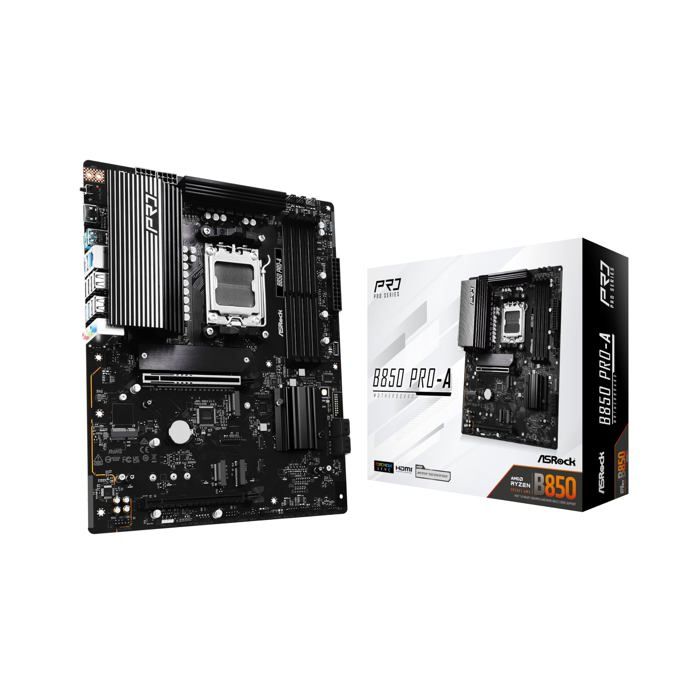 Carte Mère - ASROCK - B850 Pro-A - AMD AM5 - DDR5 - PCIe 5.0 - USB 3.2