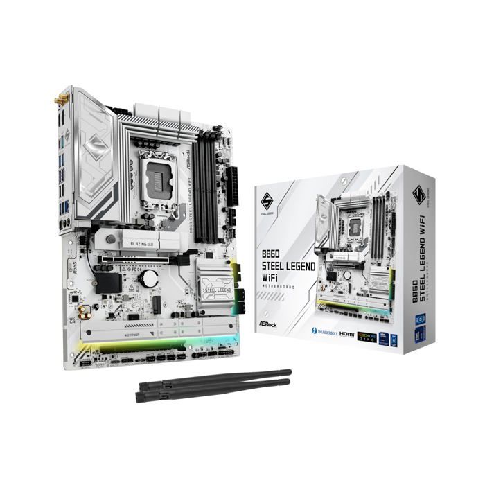 Carte Mère - ASROCK - B860 Steel Legend - WiFi - Socket LGA 1851 - ATX – Image 2