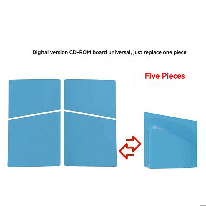 Accessoires de jeux vidéo,Console Boîtiers de remplacement pour PS5 Slimline Optical/Digital Hard Drive – Image 4