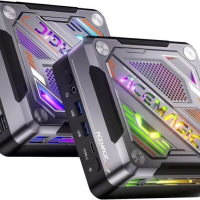 Mini PC Gamer ACEMAGIC processeur AMD Ryzen 7 8845HS jusqu'à 5,1 GHz, AMD Zen4, 32 Go DDR5 1 To SSD, Win11 Home, WiFi6