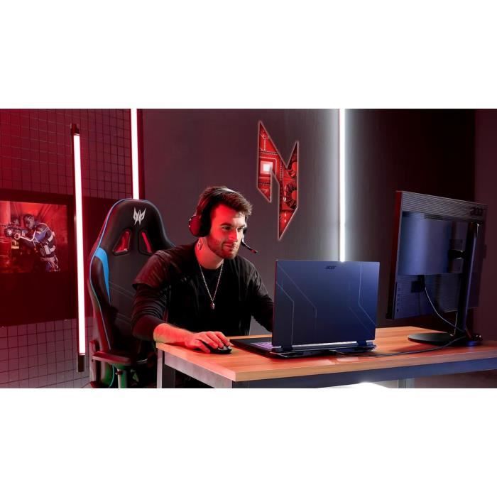 Acer Nitro 5 AN515-58-7290 Ordinateur Portable Gaming 15,6'' Full HD IPS 144 Hz, PC Portable Gamer (Intel Core i7-12650H, NVIDIA GeF – Image 2