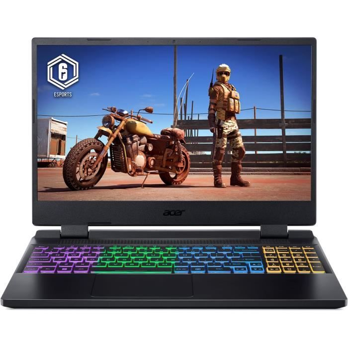Acer Nitro 5 AN515-58-7290 Ordinateur Portable Gaming 15,6'' Full HD IPS 144 Hz, PC Portable Gamer (Intel Core i7-12650H, NVIDIA GeF – Image 3