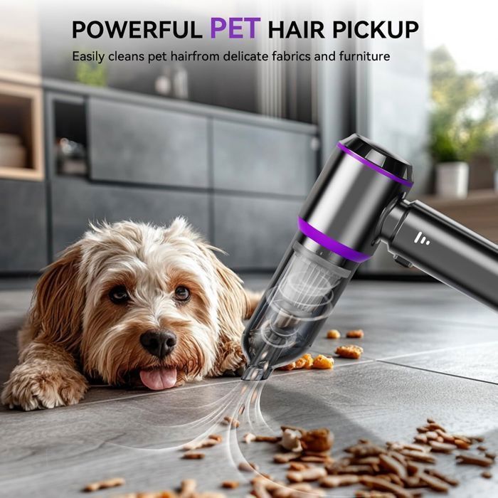 Aspirateur à Main ACELIFE 18000Pa Aspirateur Voiture Puissant sans Fil 3 Vitesses 80,000U/min pour PC Maison Voiture Bureau Canapé – Image 4