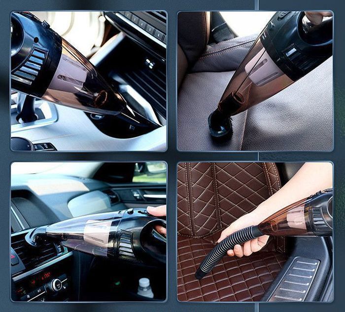 Aspirateur à Main Sans Fil Rechargeable Aspirateur Voiture Puissant avec Plusieurs Embouts – Image 2