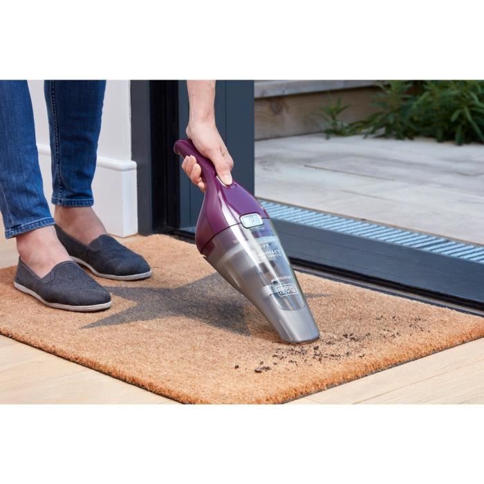Aspirateur à main sans fil - BLACK & DECKER - NVC115W-QW - 8 AW - 3,6 V 1,5 Ah - Bordeaux – Image 7