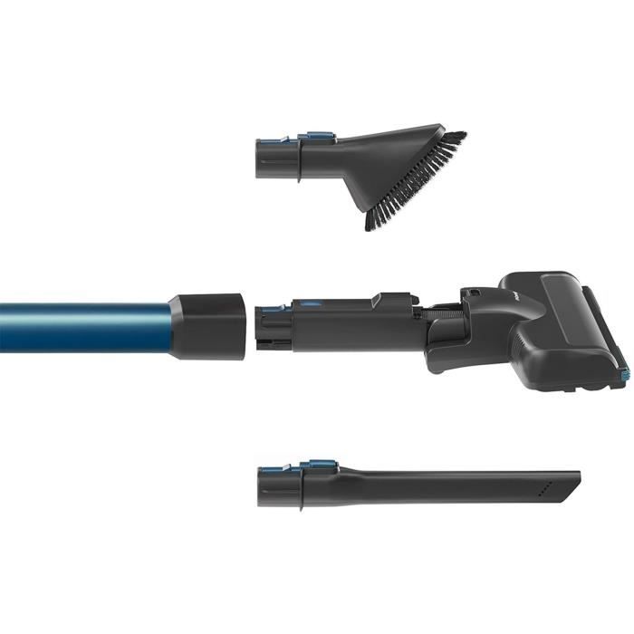 Aspirateur balai sans fil 2 en 1 - H.KOENIG - UP610 - PowerClean - 155 W - 0,8 L - Bleu – Image 7