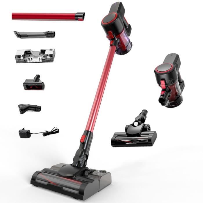 Aspirateur Balai sans Fil - PRUMYA - 3 en 1 - 120W - 15Kpa - Autonomie 60 min