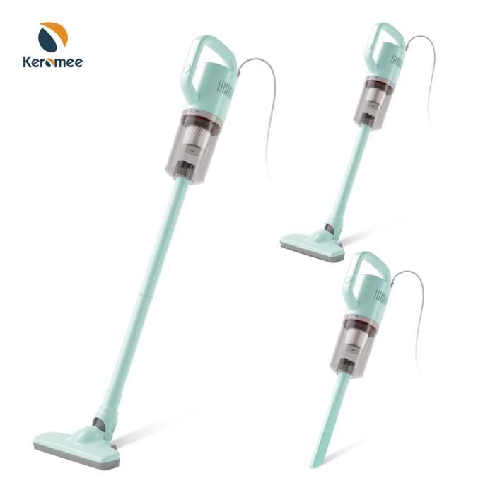 Aspirateur Balai Sans Sac,multifonctions 2 en 1,400W/14Kpa Puissance Poussière pour Poils Animaux Sol Tapis(Cordon de 4 m)