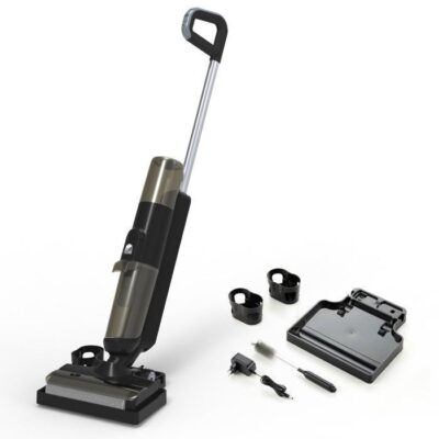 Aspirateur Eau et Poussière - Aspirateur laveur sans fil - 3 en 1 - 200W - 50 min d'autonomie - Noir