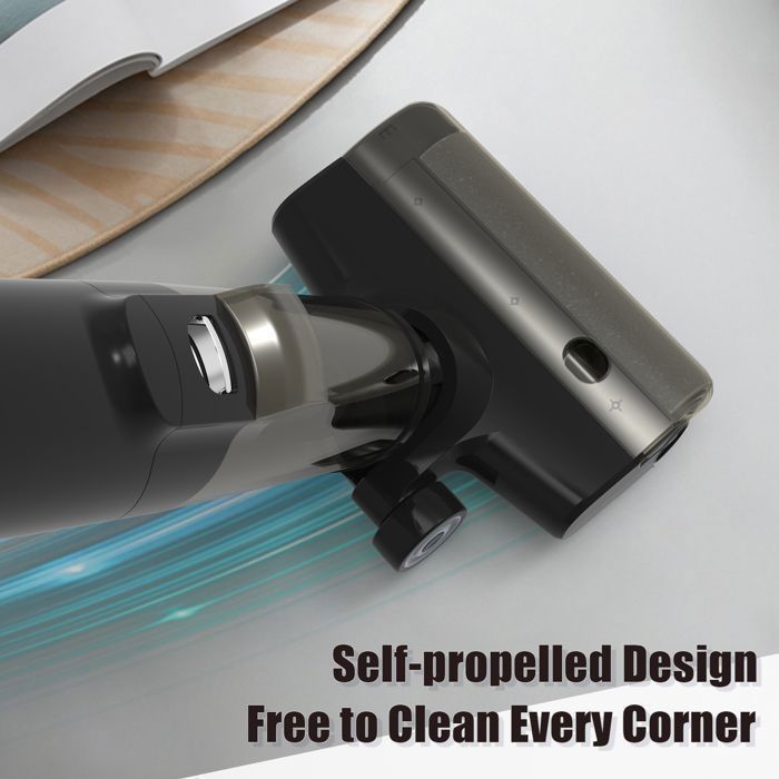 Aspirateur Eau et Poussière - Intelligent - 3 en 1/50 MINS D'AUTONOMIE /200W/4.5kPA/0.65L/Noir – Image 6