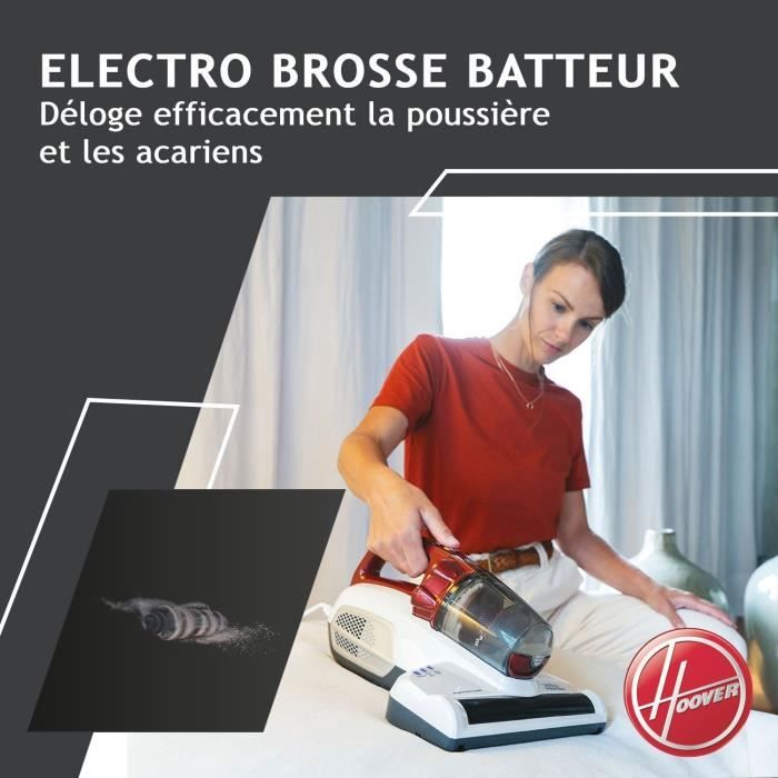 Aspirateur Matelas et Textiles Ultra Vortex - HOOVER MBC500UV - 500 W - 0,3 L - Animaux Allergies - Lampe UV-C antibactérien – Image 7