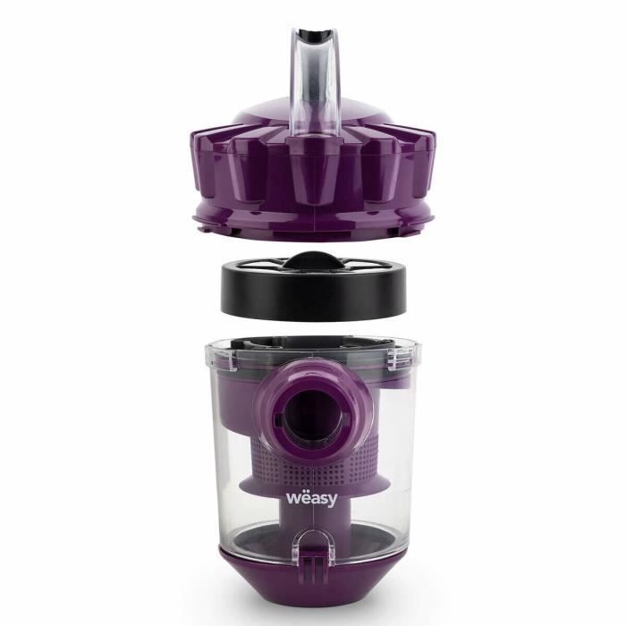 Aspirateur Multicyclonique sans sac Weasy WS10 - 1,5L - Cable 4,2m - Classe A - Violet – Image 4