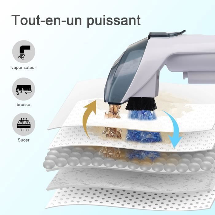 Aspirateur Nettoyeur à eau - MONMECD - K15-AC - 1,8L - 450W - 6 têtes d'aspiration – Image 2