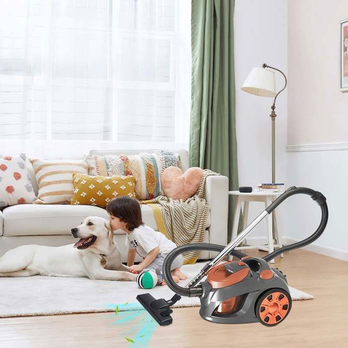 Aspirateur sans sac 3 300 W - Capacité de 3 litres - Silencieux, adapté aux tapis et sols durs – Image 5