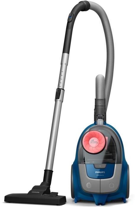 Aspirateur sans sac - PHILIPS - XB2123/09 - Série 2000 PowerCyclone 4 - 850W - Bleu/rose – Image 2
