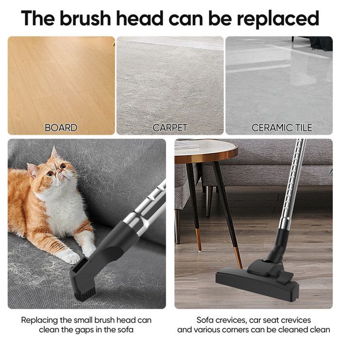 Aspirateur Sans Sac Puissant Et Silencieux 1600W – Aspirateur Traineau Sans Sac Grande Capacité 4L – Aspirateur Sans Sac Puissant – Image 6