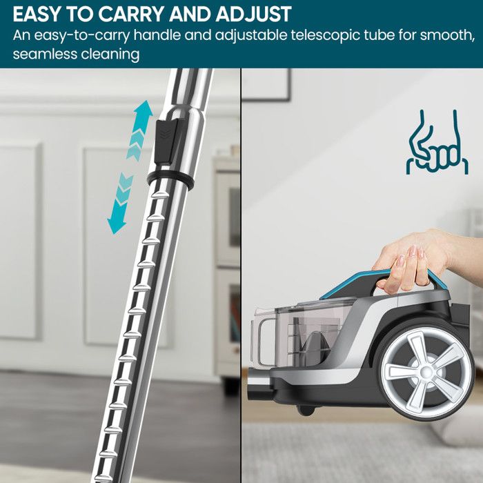 Aspirateur Sans Sac Puissant Et Silencieux 1600W – Aspirateur Traineau Sans Sac Grande Capacité 4L – Aspirateur Sans Sac Puissant – Image 2