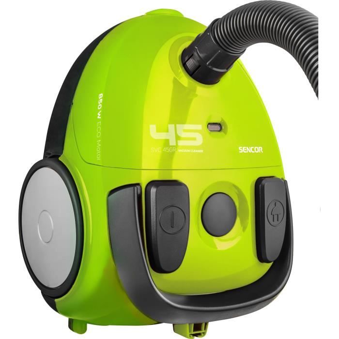 Aspirateur traîneau avec sac - SENCOR - SVC 45GR-EUE3 - Moteur ECO 850 W - 79 dBA - 1,5 L - Vert – Image 8