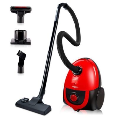 Aspirateur Traineau Sac 17kPa 1200W -4 en 1 Aspirateur Puissant avec Capacité 1.5 L -Silencieux 57 dB -pour Tapis et Sols Durs