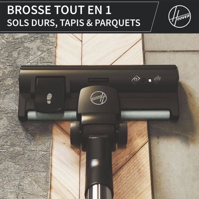 Aspirateur traineau sans sac - HOOVER - HP321PAF - 850 W - 75 dBA - 2 L - Gris – Image 3