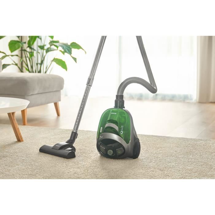 Aspirateur traineau sans sac - SENCOR - SVC 1016GR - 800 W - 80 dB - 1,5 L - Noir / Vert – Image 2