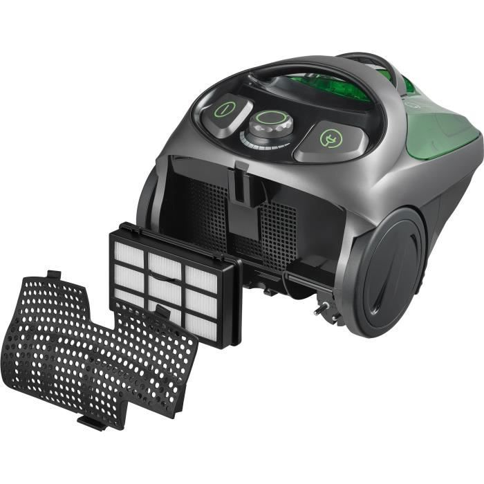 Aspirateur traineau sans sac - SENCOR - SVC 1016GR - 800 W - 80 dB - 1,5 L - Noir / Vert – Image 7