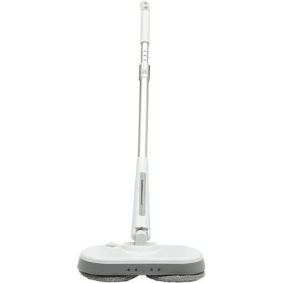 Balai Electrique sans Fil Aspirateur Vadrouille Électrique Rotatif Longueur Réglable Fonctions Multiples Rotation