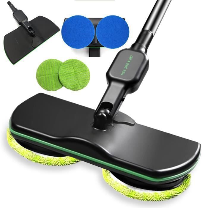 Balai électrique rotatif - Keeper - Deluxe - Sans fil - Batterie Li-Ion 7,4V - Noir