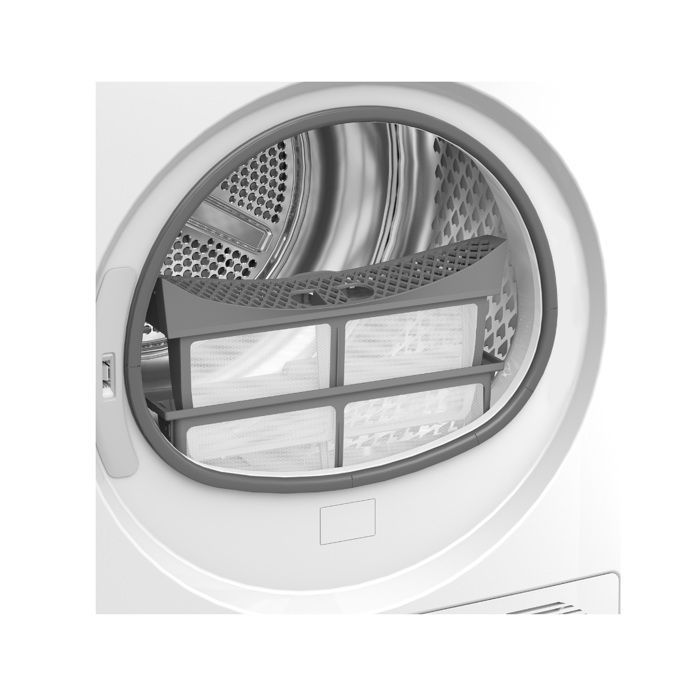 Beko Sèche-linge pompe à chaleur 60cm 8kg blanc - D3H18301W – Image 4
