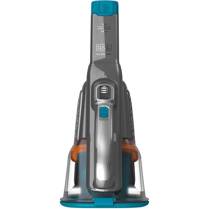 BLACK+DECKER BHHV520BF-QW Aspirateur à main sans fil - 40 Airwatts - 18 V - 2 Ah - Capacité du bol : 500 ml - Bas BHHV520BF-Q – Image 3