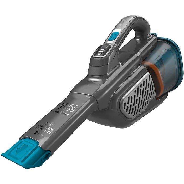 BLACK+DECKER BHHV520BF-QW Aspirateur à main sans fil - 40 Airwatts - 18 V - 2 Ah - Capacité du bol : 500 ml - Bas BHHV520BF-Q