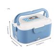 Boîte Chauffante Electrique 24 V pour Camion - Allume Cigare - Bleu - 1.5L - Acier Inoxydable + PP – Image 2