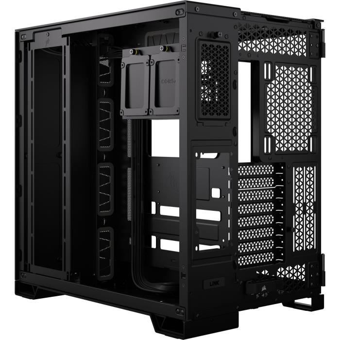 Boîtier PC - CORSAIR - 6500D Airflow Dual Chamber Super Mid-Tower - Noir – Image 2
