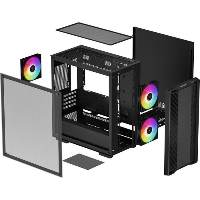 Boîtier PC - DEEPCOOL - R-CC360-BKAPM3-G-1 - CC360 - ARGB – Image 2
