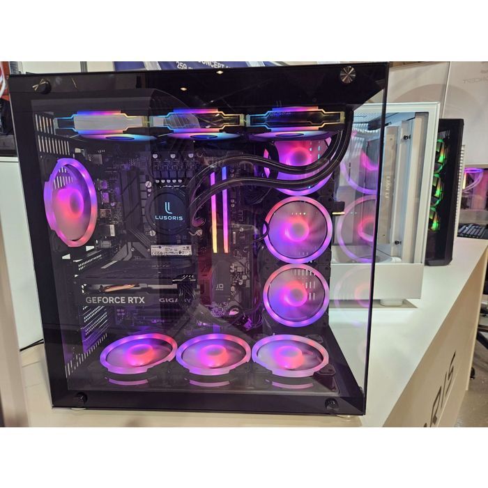 Boîtier PC - LUSORIS - THALESIS D-400 - Noir - 3 Ventilateurs RGB - USB Type C – Image 2