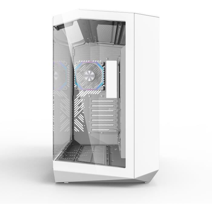 Boitier sans alimentation - Cube - Format ATX - DARKFLASH DY470 - Blanc – Image 4