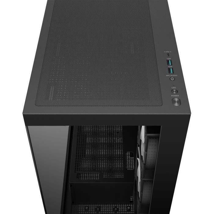 Boitier sans alimentation - DEEPCOOL CG580 4F - Moyen tour - Format E-ATX - Noir – Image 2