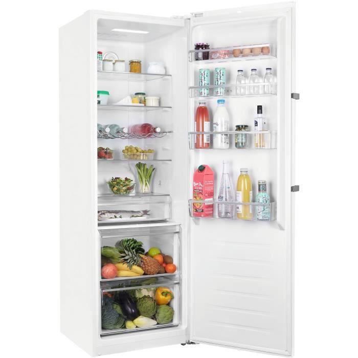 BRANDT BFL862YNW - Réfrigérateur 1 porte - 355 L - Froid ventilé - L59,5 x H185 cm - Blanc – Image 3