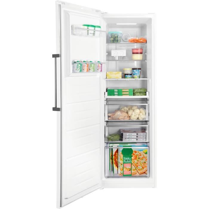 BRANDT BFU862YNW - Congélateur Armoire - 262L - No Frost - L 59,5 x H 185 cm - Blanc – Image 2