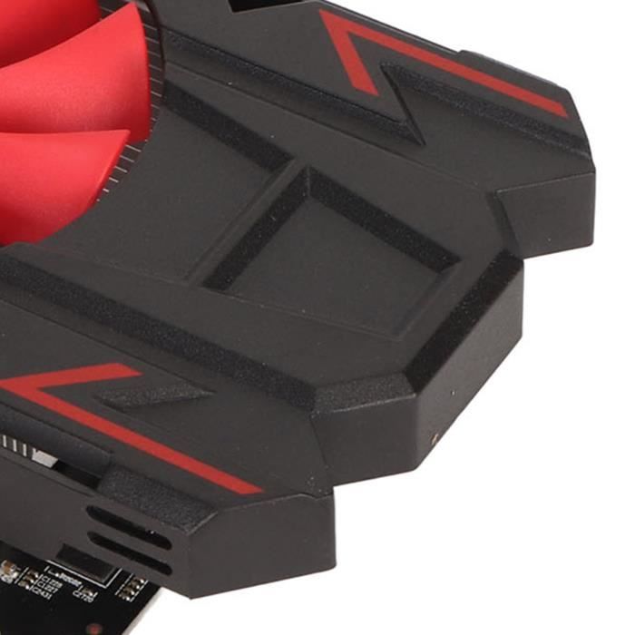 Carte Graphique HD7670 4Go DDR5 128bit Ventilateur de Refroidissement VGA DVI PCIe – Image 3