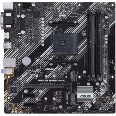 Carte mère - ASUS - PRIME B550M-K - AMD B550 - Emplacement AM4 micro ATX