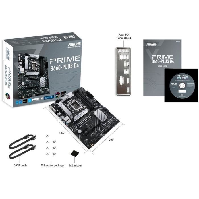 Carte Mère - ASUS - PRIME B660-PLUS D4 - (90MB18X0-M0EAY0) – Image 5