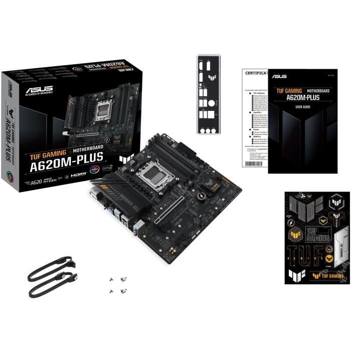 Carte mère - ASUS - TUF GAMING A620M-PLUS - AMD A620 - Emplacement AM5 micro ATX – Image 8